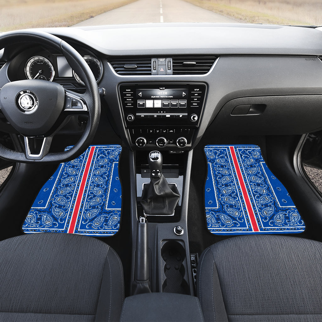 Dual Cobalt OG Bandana  Redline Car Mats