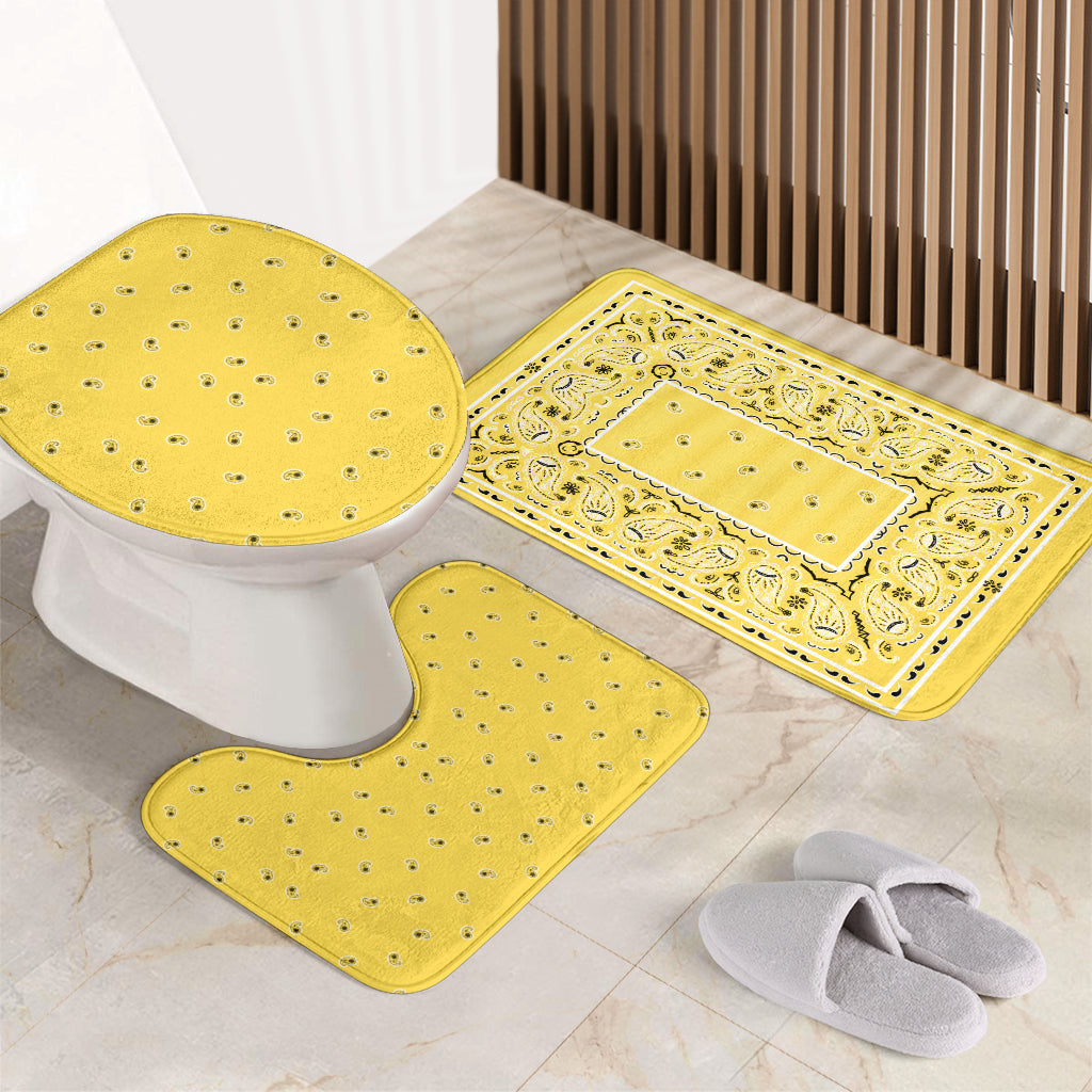 Bathroom Set - Classic Yellow Bandana
