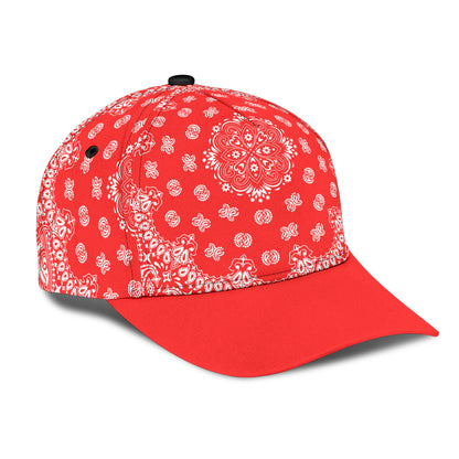 Classic Cap - 2-  Red and White