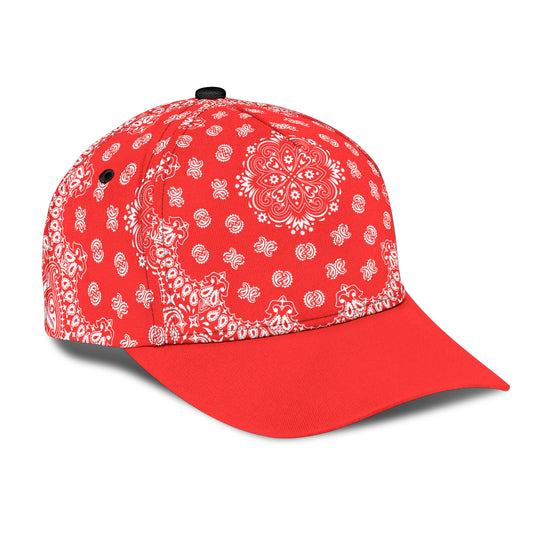 Classic Cap - 2-  Red and White