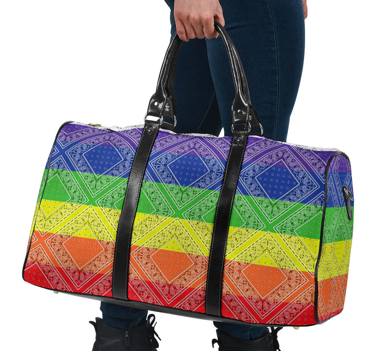 Rainbow Bandana Travel Bag