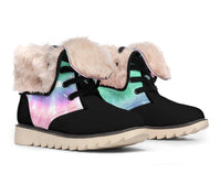 Women's Winter Boots - Pink Pastel w Black Toes