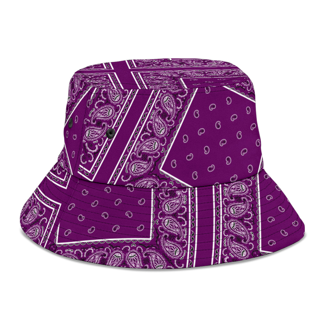 Wild Plum Bandana Bucket Hat