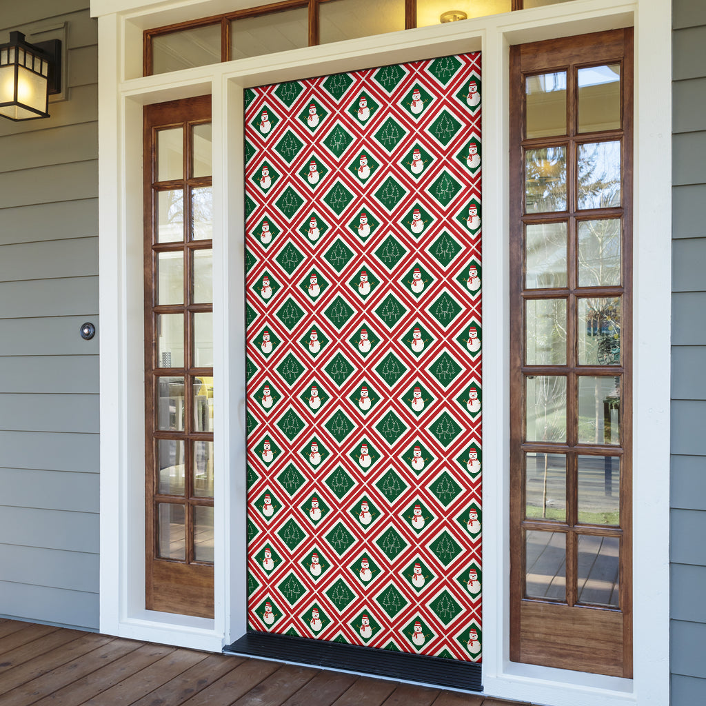 Christmas - Unique Snowman Christmas Door Sock
