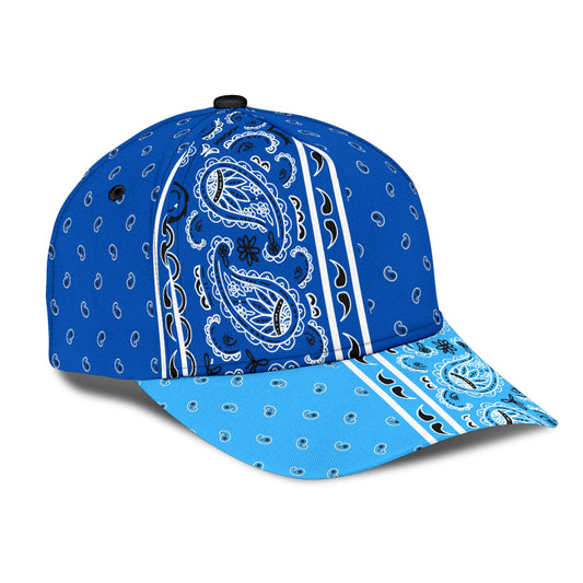 Classic Cap - Blue Bandana Style V3
