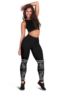 Women's Leggings - Black and White