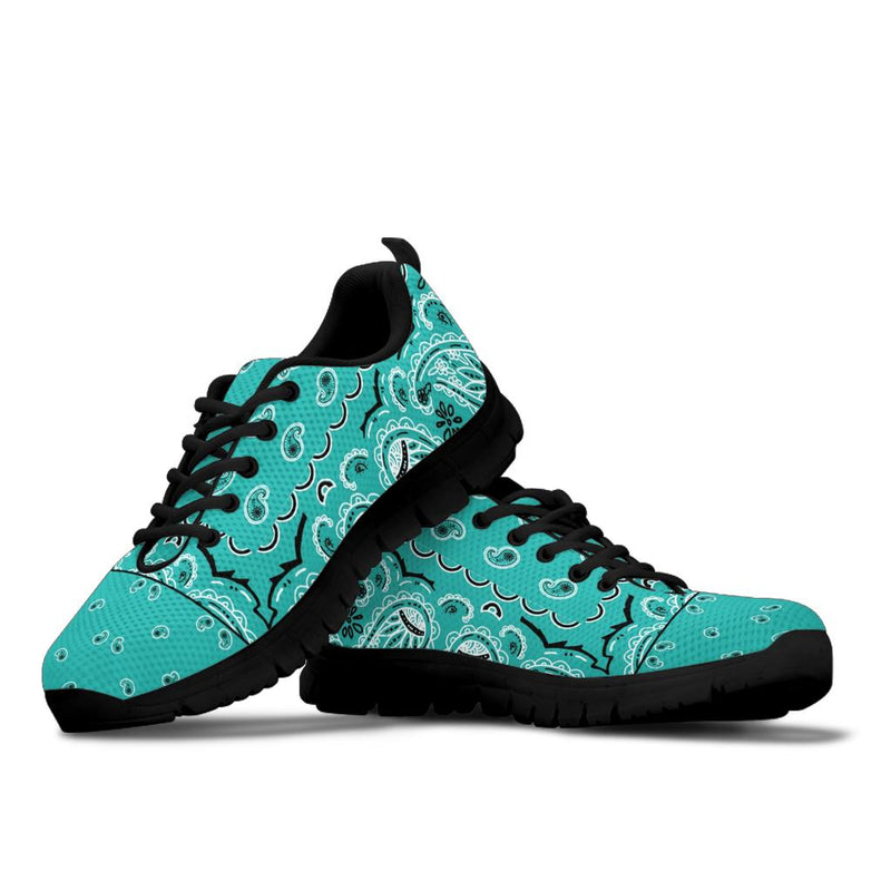 LowTop Sneaker - Sea Green on Black