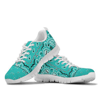 Low Top Sneaker - Sea Foam Green on White