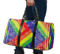 Rainbow ZigZag Bandana Travel Bag