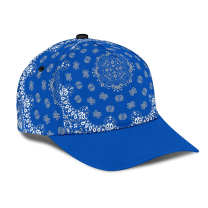 Classic Cap 2 - Gray on Blue Blue Bill