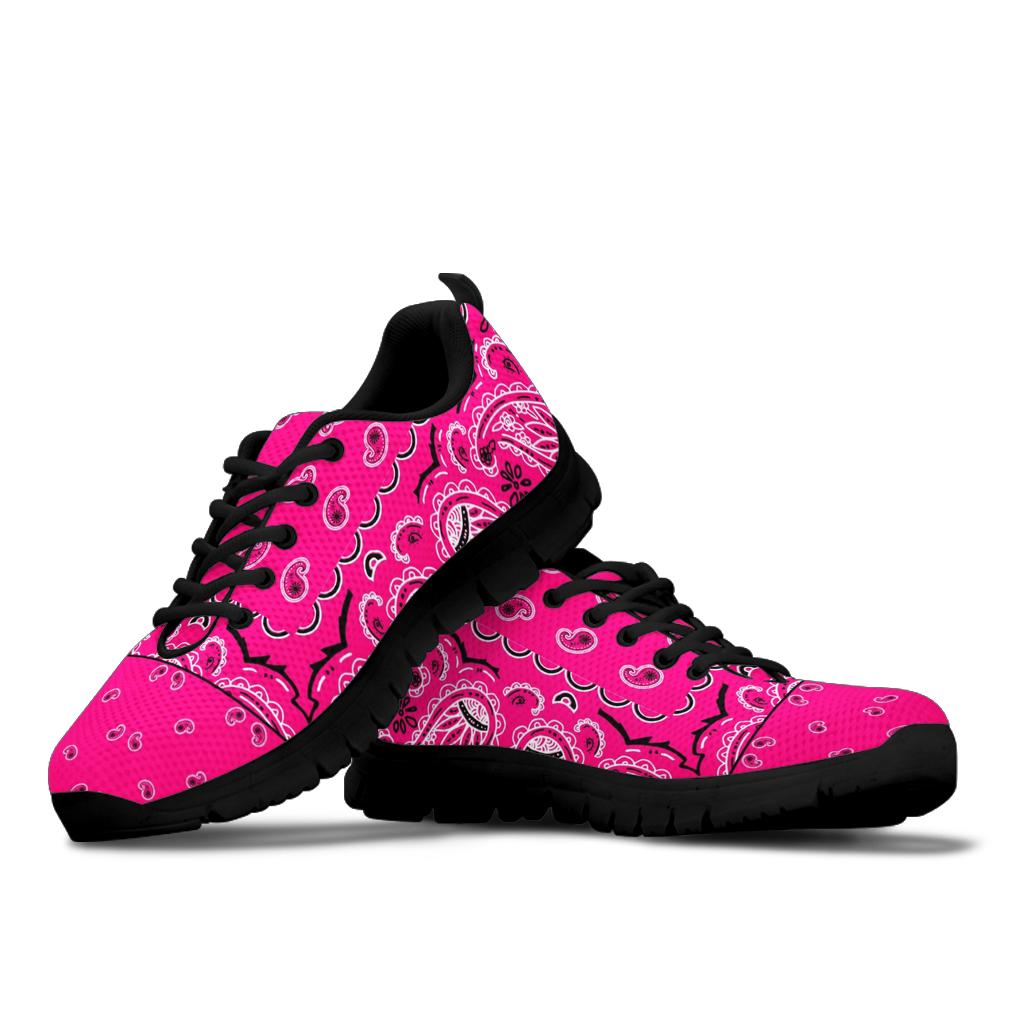 Low Top Sneaker - Abruptly Pink on Black