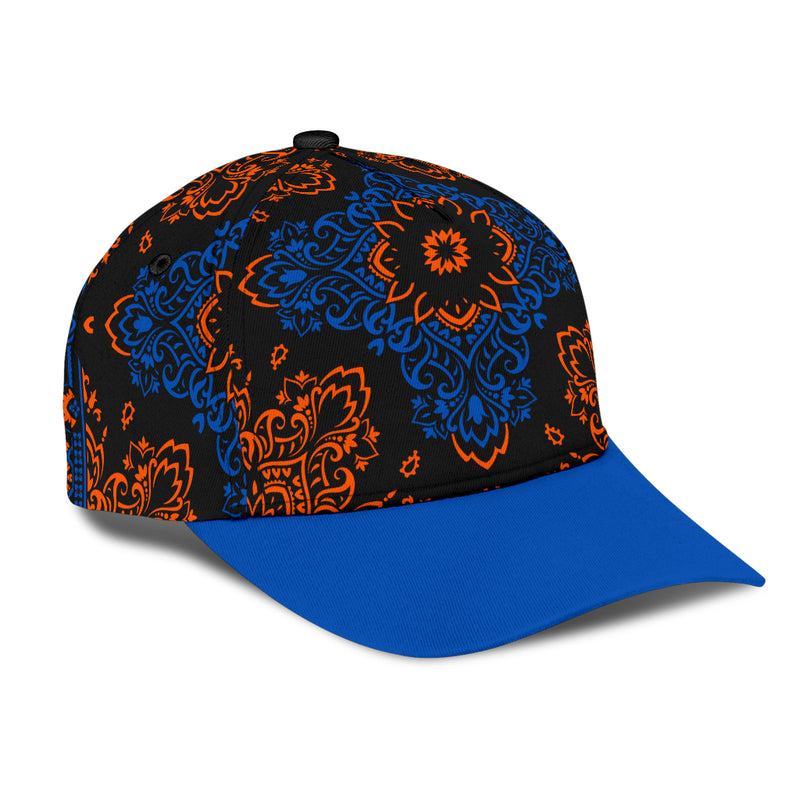 Classic Cap 3 Black, Cobalt, Orange Cobalt Bill