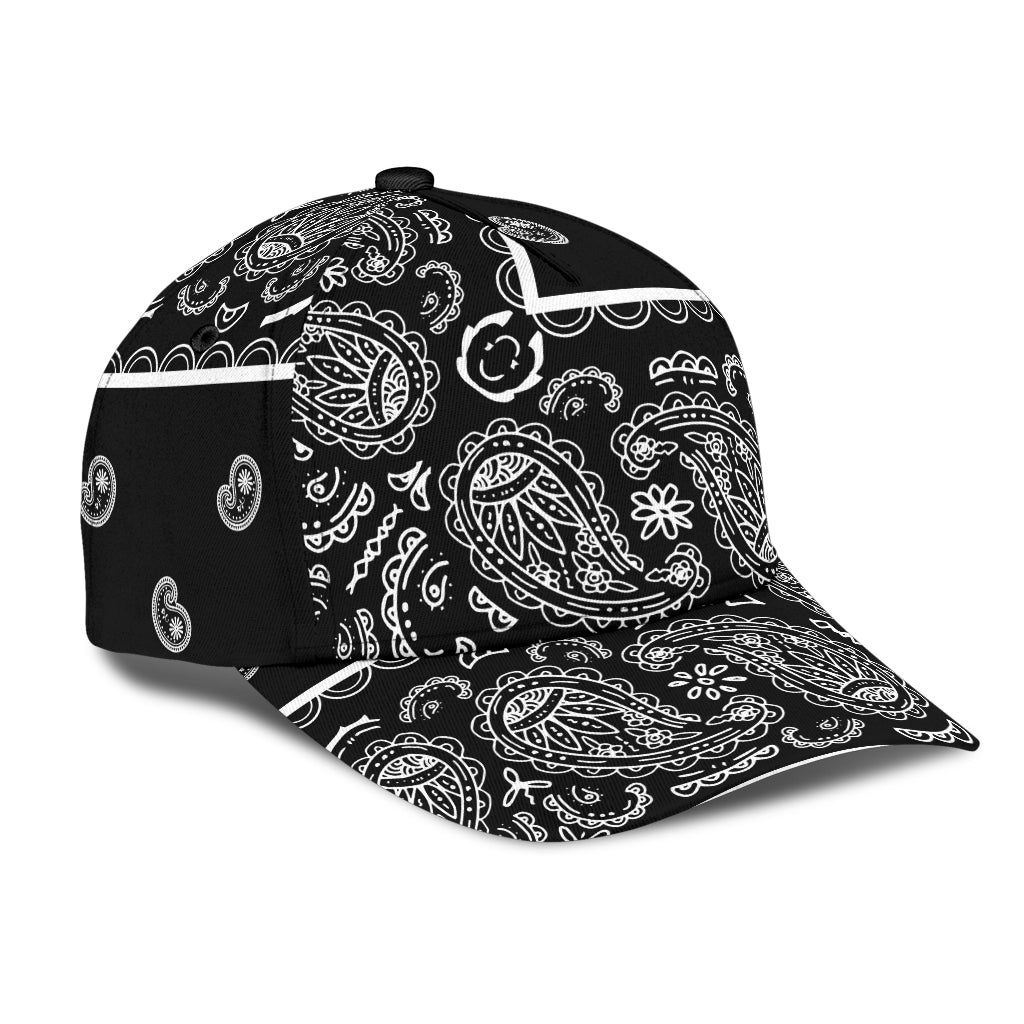Classic Cap - Black on White