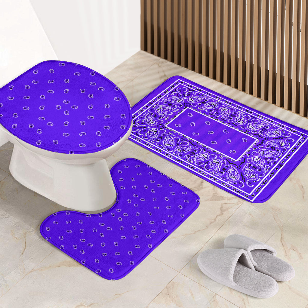 Bathroom Set - Violet Bandana 3 Pieces