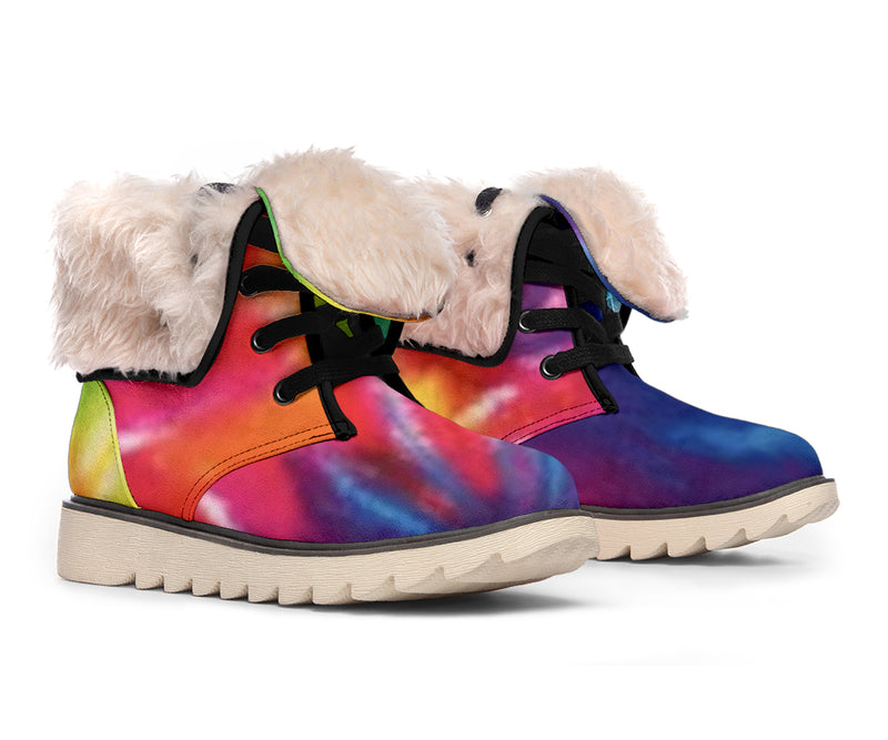 Women's Winter Boots - Tye Dye