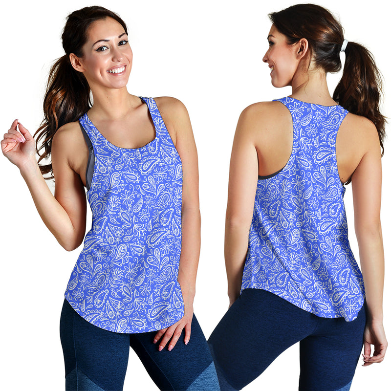 Women's Racerback Tank - Royal Blue