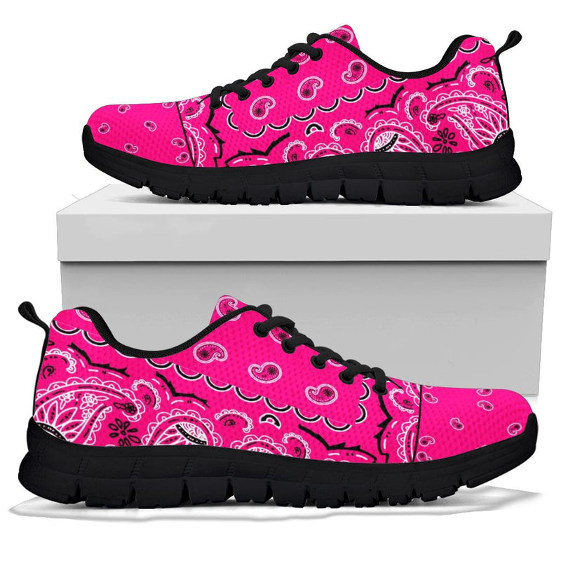 Low Top Sneaker - Abruptly Pink on Black
