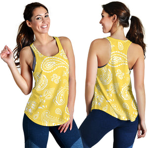 Women's Racerback Tank - Yellow