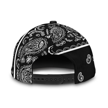 Classic Cap - Black on White