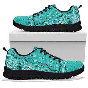 LowTop Sneaker - Sea Green on Black