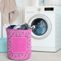 Laundry Hamper - Bright Pink Original Bandana