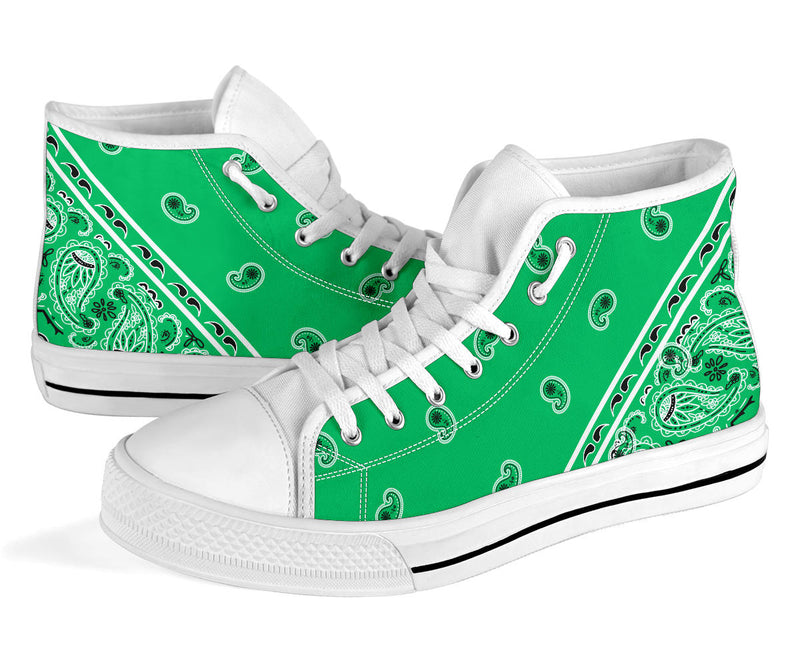 High Tops - Green OG Bandana