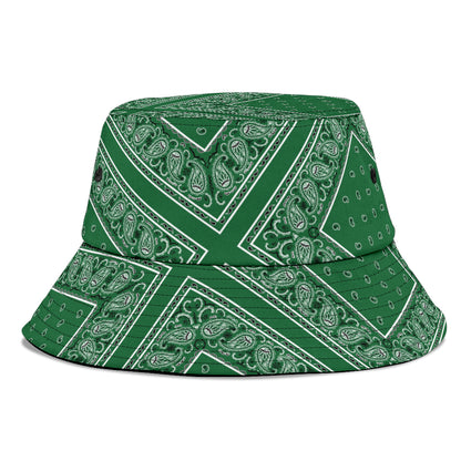 Classic Green Bandana Bucket Hat