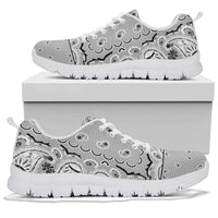 Low Top Sneaker - Light Gray on White