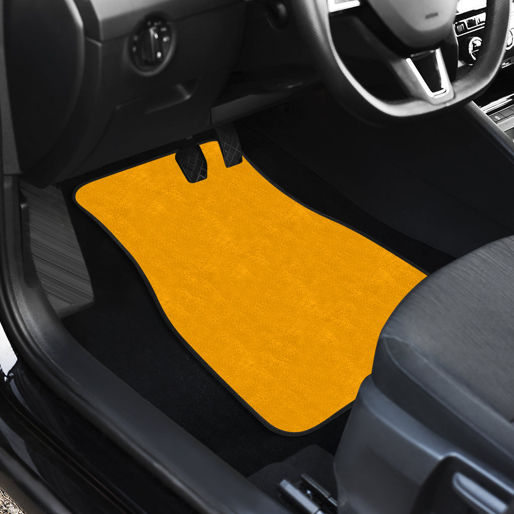 Car Floor Mats - Simple Orange
