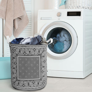 Laundry Hamper - Gray Original Bandana