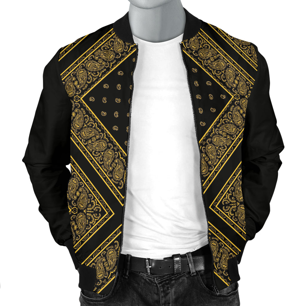 Men's Yellow X Bomber Jacket 1
