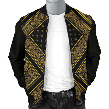 Men's Yellow X Bomber Jacket 1