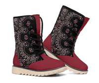 Women's Winter Boots - B3 Black & Maroon