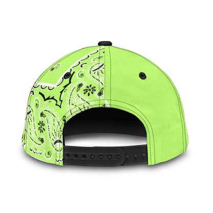 Classic Cap - Lime Bandana Style