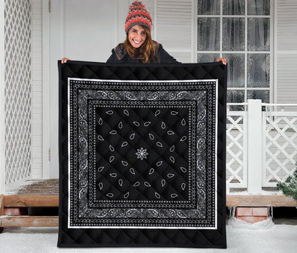 Quilt 4 Black White Bandana Quilt