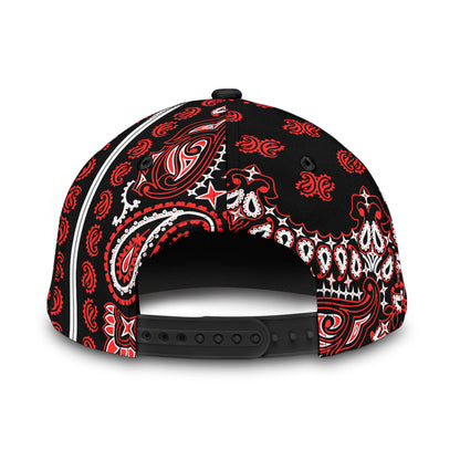 Classic Cap - 2-  Red and White