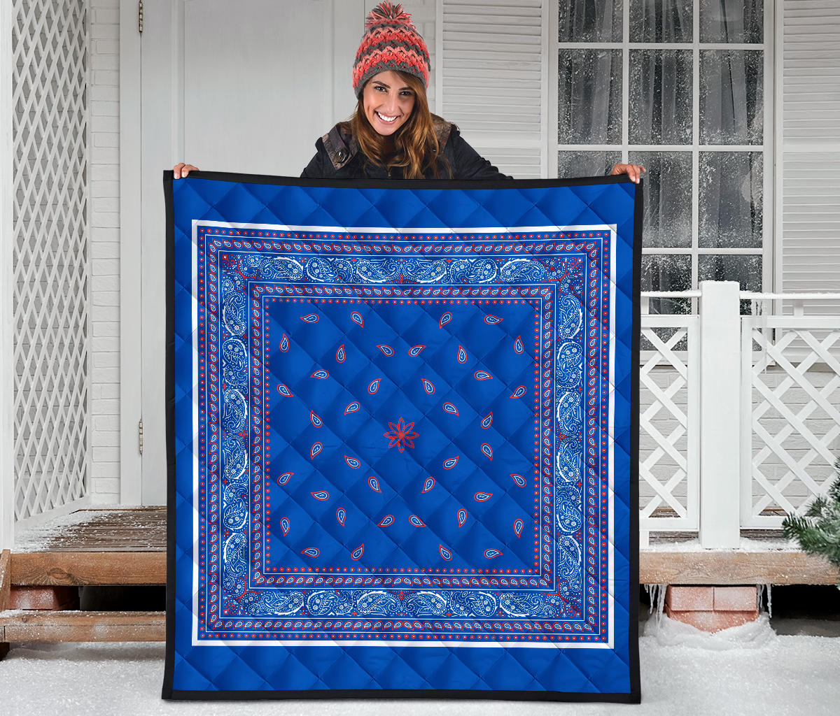 Quilt 4 Red White Blue Bandana Quilt