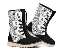 Women's Winter Boots - B3 Black and White