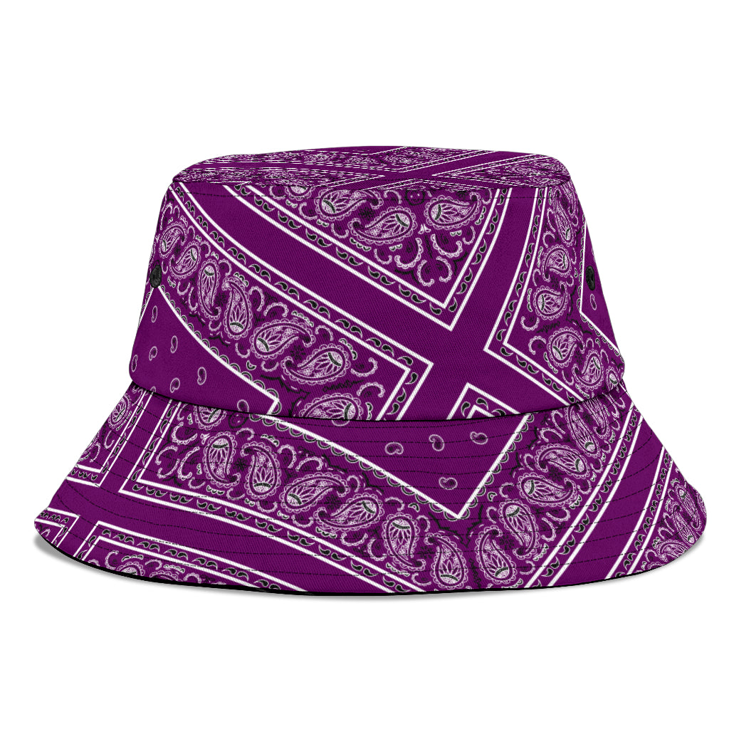Wild Plum Bandana Bucket Hat