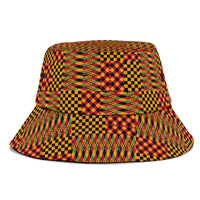 Kente Cloth Style Bucket Hat