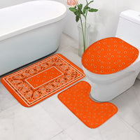 Bathroom Set - OG Bright Orange Bandana 3 Pieces