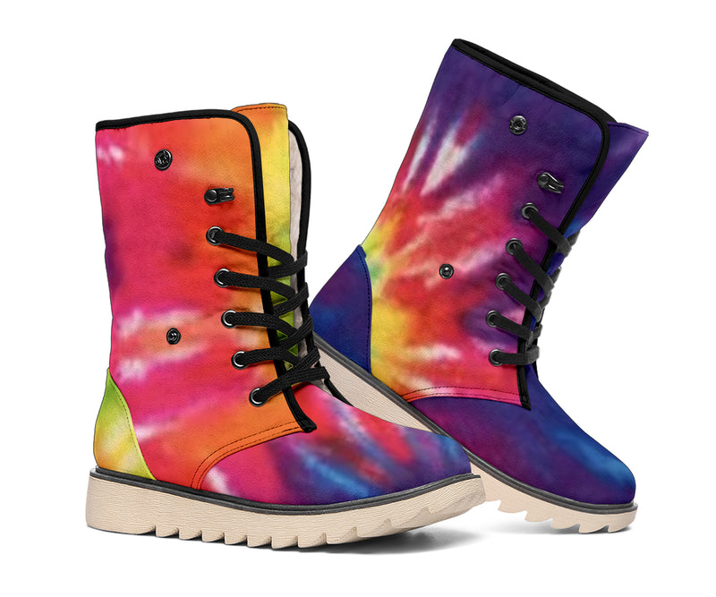 Women's Winter Boots - Tye Dye