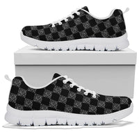 Low Top Sneaker - Black CheckerBoard
