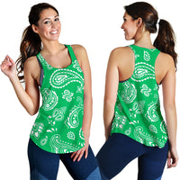 Women's Racerback Tank - Green