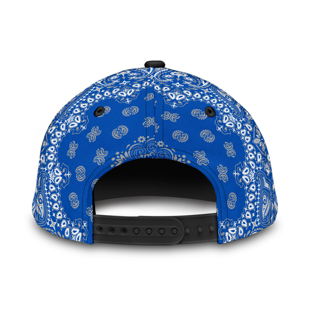 Classic Cap 2 - Gray on Blue Gray Bill