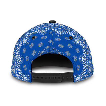 Classic Cap 2 - Gray on Blue Gray Bill