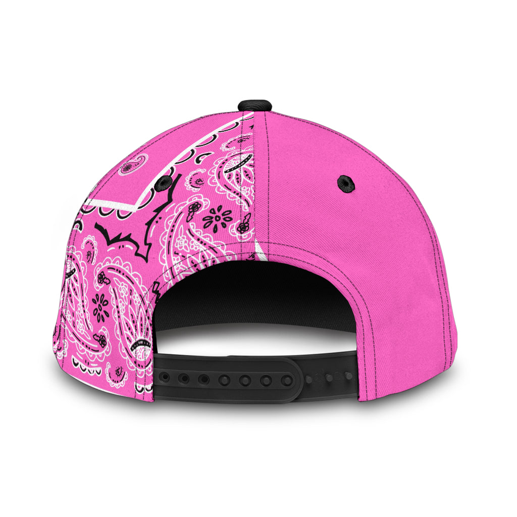 Classic Cap - Pink Bandana Style