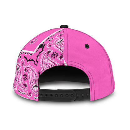 Classic Cap - Pink Bandana Style