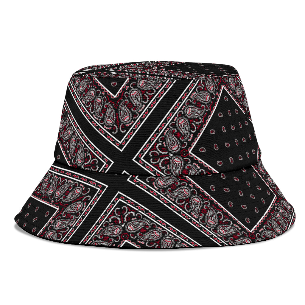 Wicked Black Bandana Bucket Hat