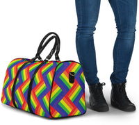 Rainbow Zig Zag Bag Travel Bag